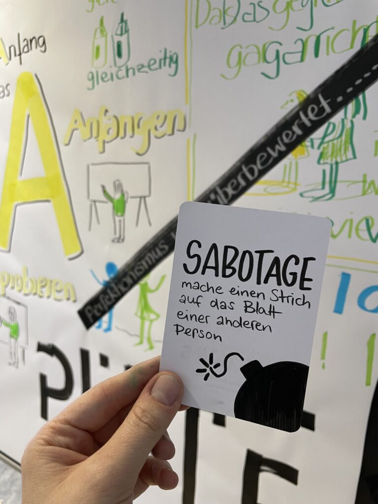 Imperfect Actions Workshop - Sabotage-Karte