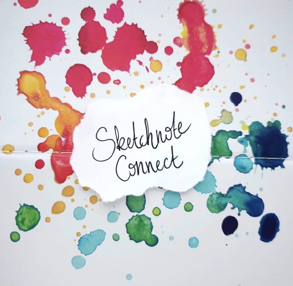 Sketchnote Connect, gestaltet von Marianne Rady