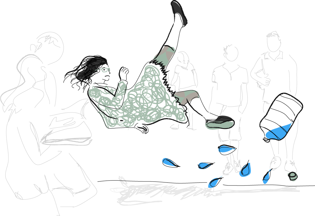 Lektion 9: „Wasserfall“ vor Publikum