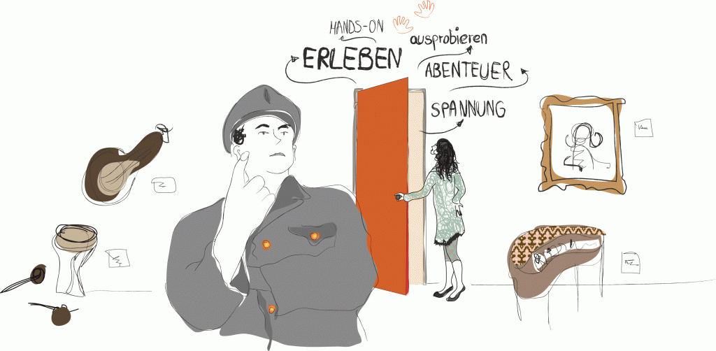 nicht-erwuenscht Berühren verboten. Es ist gar nicht so einfach den Besucher in die Ausstellung zu integrieren, wenn nicht klar wird, wo er aktiv werden darf und was garantiert nicht erwünscht ist.